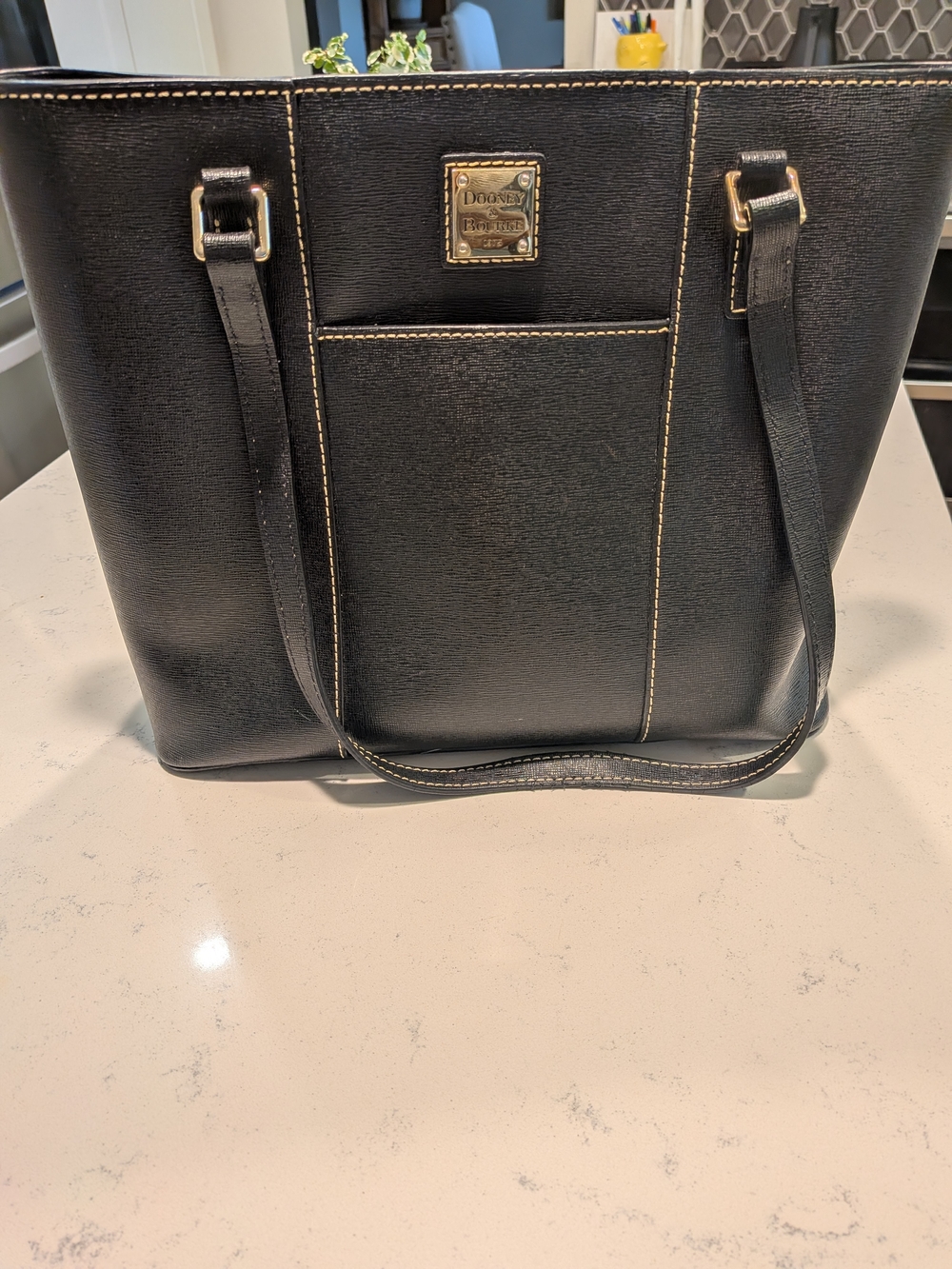 Dooney & Bourke Small Lexington Shopper Saffoano Leather